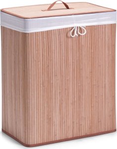 Zeller Bambusowy kosz na pranie, jasny brąz, 104 l,kolor jasnobrązowy, 2-komorowy ZELLER 3