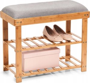 Zeller Bambusowa szafka na buty z siedziskiem 2w1 3