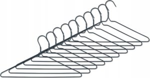 Zeller Komplet wieszaków metalowych na ubrania, wieszak na spodnie, wieszak na kurtki, wieszaki do garderoby, wieszaki ubraniowe z metalu, ZELLER 2