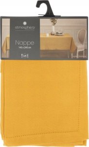 Atmosphera Prostokątny obrus CHAMBRAY - bawełna, kolor żółty, 140 x 240 cm 4