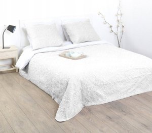 Atmosphera Narzuta w kolorze ivory z poduszkami dekoracyjnymi, kapa na łóżko, narzuta na wersalkę, narzuty na łóżko do sypialni nowoczesne 3