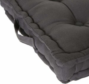 Atmosphera Poduszka do siedzenia na podłodze, 40x40x8 cm, kolor ciemnoszary 3