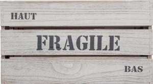 Atmosphera Skrzynki do przechowywania 6 szt, zestaw drewnianych pudełek z uchwytami 3