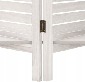 Atmosphera Parawan składany drewniany, 120 x 170 cm, biały 4