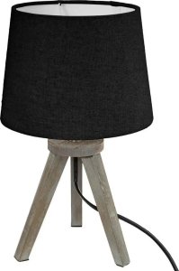 Lampa stołowa Atmosphera Lampa stołowa MINI NOIR, drewniane nóżki, 30 cm 1