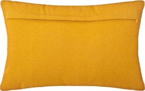 Atmosphera Poduszka dekoracyjna podłużna PATY, 50 x 30 cm, kolor żółty ze wzorem 2