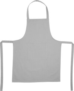 Atmosphera Bawełniany fartuch kuchenny damski, 60 x 80 cm, kolor jasnoszary 2