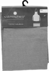 Atmosphera Bawełniany fartuch kuchenny damski, 60 x 80 cm, kolor jasnoszary 6