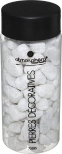 Atmosphera Kamienie dekoracyjne białe, 750 g, duże 5