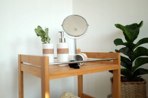 Zeller Wózek kuchenny bambusowy z 3 poziomami, 46 x 38 x 76 cm, bambusowy 5