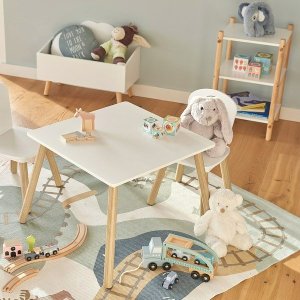 Zeller Zestaw mebelków dla dzieci Scandi, 2 krzesła + stolik,meble dla dzieci 8