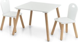 Zeller Zestaw mebelków dla dzieci Scandi, 2 krzesła + stolik,meble dla dzieci 9