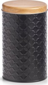 Zeller Pojemnik na żywność sypką SCANDI, Ø 11 x 18 cm, czarny, ZELLER 4