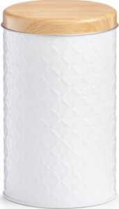 Zeller Pojemnik na żywność sypką SCANDI, Ø 11 x 18 cm, biały, ZELLER 4