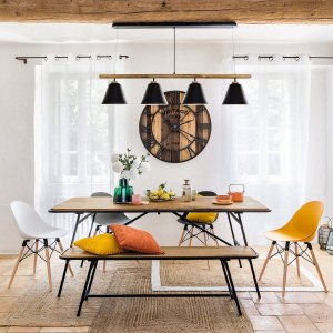 Atmosphera Cichy zegar ścienny do sypialni, zegar z cichym mechanizmem, czerwony, Ø 30 cm 7