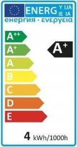 Atmosphera Żarówka dekoracyjna AMBREE LED szklana, G125 4W, kolor bursztynowy 3