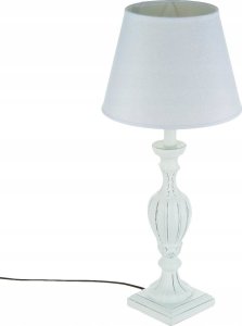 Atmosphera Lampa stołowa PATINE BLANC z abażurem, 55 cm 1