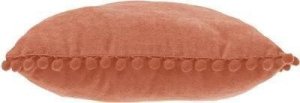 Atmosphera Poduszka dekoracyjna POMPONS, 40 x 40 cm, kolor pomarańczowy 3