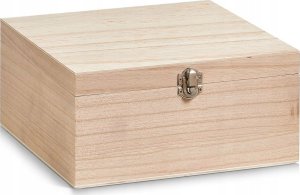 Zeller Pojemnik drewniany z pokrywką, 23 x 23 x 11 cm, ZELLER 2