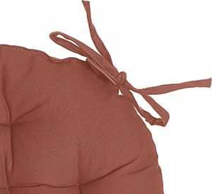 Atmosphera Okrągła poduszka na krzesło ROUND, Ø 38 cm, kolor pomarańczowy 2