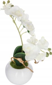 Atmosphera Biała orchidea sztuczna w donicy, 25 cm 1