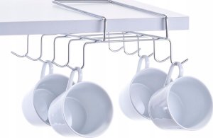 Zeller Wieszak kuchenny na kubki i filiżanki, stal chromowana, ZELLER 3