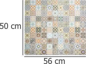 Zeller Szklana płyta ochronna na kuchenkę MOZAIKA, duża, ZELLER 4