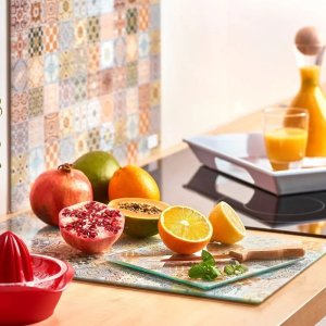 Zeller Szklana płyta ochronna na kuchenkę MOZAIKA, duża, ZELLER 5