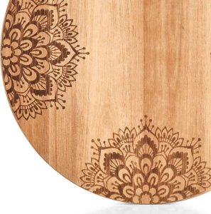Deska do krojenia Zeller Deska kuchenna okrągła, Ø 27 cm, drewno akacjowe, ZELLER 8