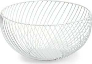 Zeller Kosz na owoce metalowy, Ø 26,5 cm, biały, ZELLER 2