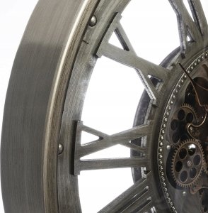 Atmosphera Okrągły zegar ścienny z metalu, Ø 80 cm, widoczny mechanizm 2