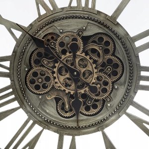 Atmosphera Okrągły zegar ścienny z metalu, Ø 80 cm, widoczny mechanizm 3