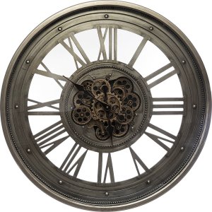 Atmosphera Okrągły zegar ścienny z metalu, Ø 80 cm, widoczny mechanizm 4