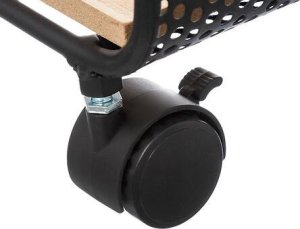 Atmosphera Szafka na kółkach SOUTH BAY, 3 półki, ażurowa konstrukcja 2