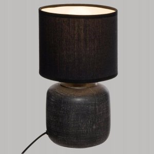 Lampa stołowa Atmosphera Lampa stołowa ceramiczna SALTA, Ø 15 cm, czarna 2