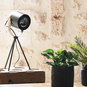Lampa stołowa Atmosphera Lampka stołowa na statywie BIL, czarna 2