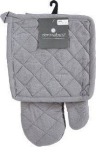Atmosphera Rękawica kuchenna + podkładka kolor szary 2