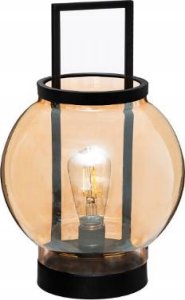 Lampa stołowa Atmosphera Lampa stołowa szklana LED, Ø 19 cm, bursztynowa 1