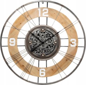 Atmosphera Zegar ścienny z ozdobnym mechanizmem LANA, Ø 90 cm 5