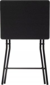 Atmosphera Składany stolik, 48 x 38 cm, metalowa konstrukcja, czarny 2