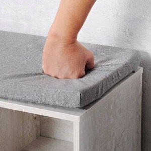 Kesper Szafka na buty z siedziskiem, bielone drewno, KESPER 6