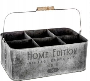 Atmosphera Doniczki metalowe HOME EDITION w stylu vintage, 36,5 x 23,3 x 13,9 cm 1