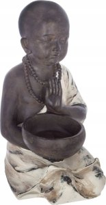 Atmosphera Budda figurka ZEN GARDEN, z miejscem na kadzidełka lub świeczkę, brązowa 1