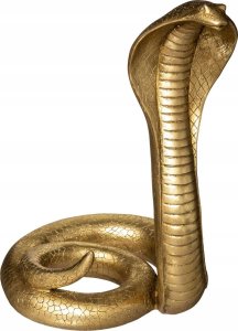 Atmosphera Dekoracyjna figurka z polyresinu COBRA, złota, 36 cm 1