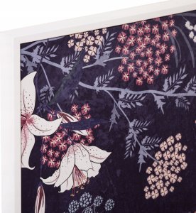 Atmosphera Plakat ścienny w ramie Nocne kwiaty, 60 x 90 cm 2