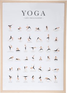 Atmosphera Plakat w ramie YOGA, 52 x 72 cm 1