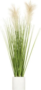Atmosphera Sztuczna trawa ozdobna w cementowej doniczce, wys. 70 cm 1