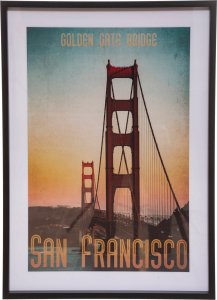 Atmosphera Plakat w ramie do salonu BRIDGE, 52 x 72 cm 1
