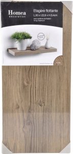 Homea Półka wisząca na ścianę z MDF, dł. 50 cm 2