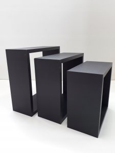 Homea Półki wiszące kostki, zestaw 3 szt. 3